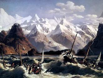 Jean Francois de Galaup tengerész La Perouse nevű flottájának hajótörése